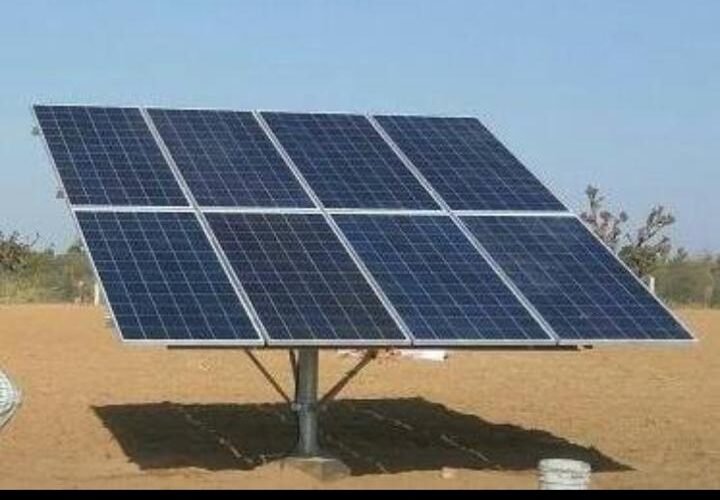 Dual Axis Solar Tracker Structure