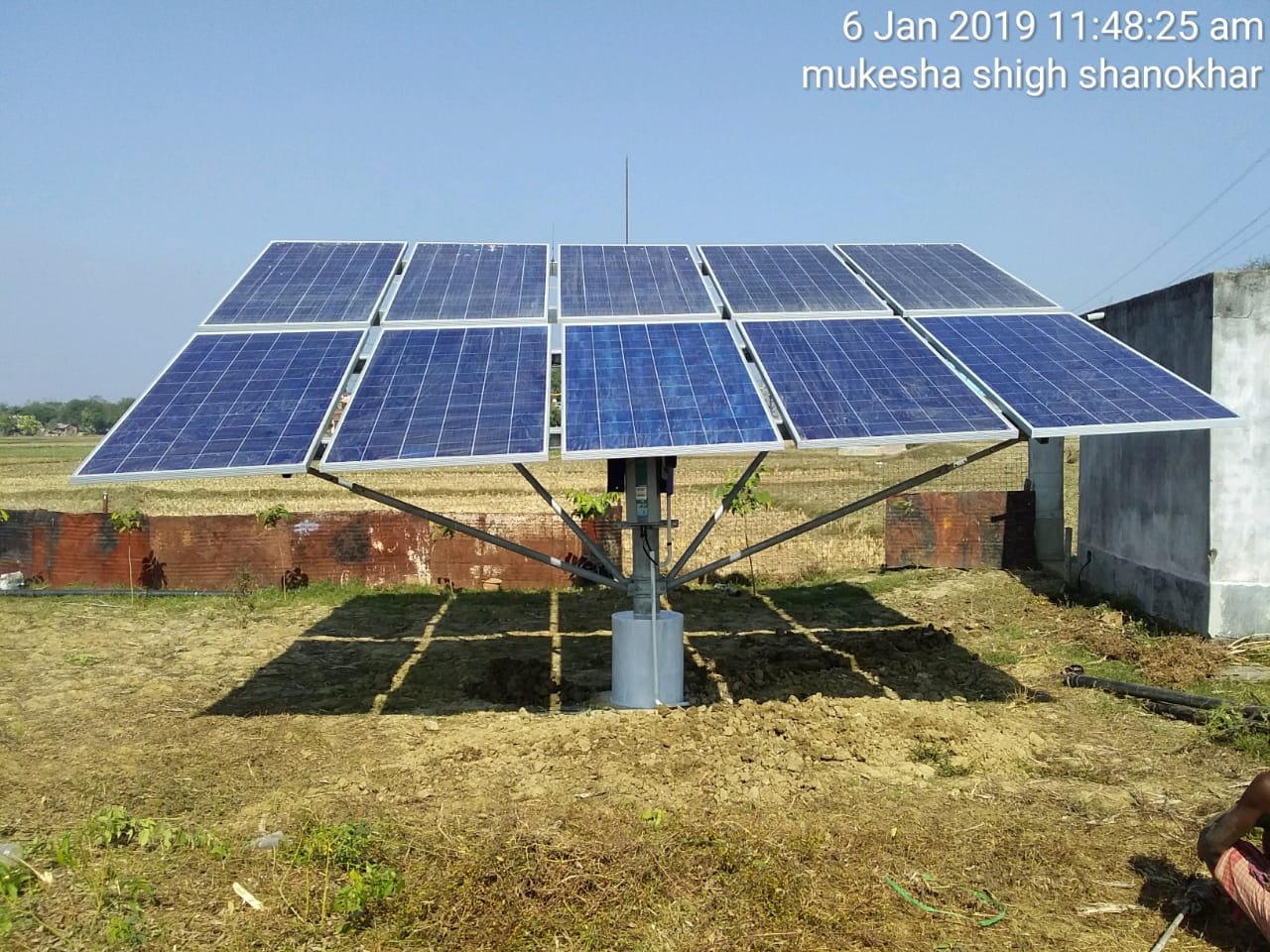 solar mounting structure for Indian weather