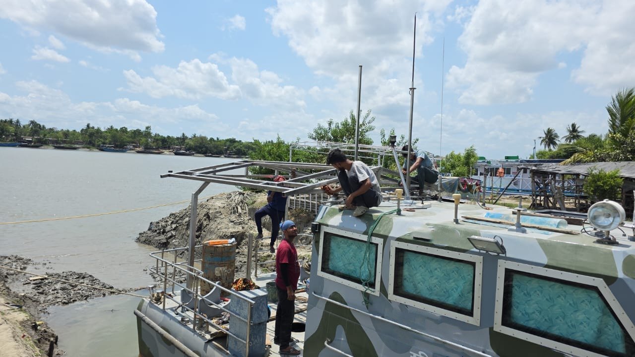 Boat Solar Structure
